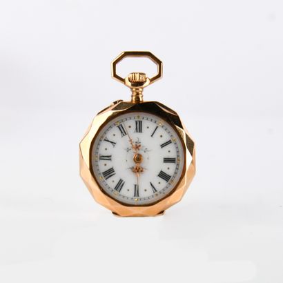 Neck watch in 18-carat yellow gold ( 750...