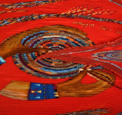 HERMES
Silk twill square, 