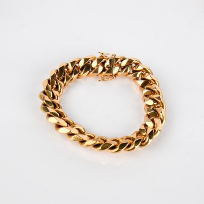 Bracelet in 18-carat (750 thousandths) yellow...
