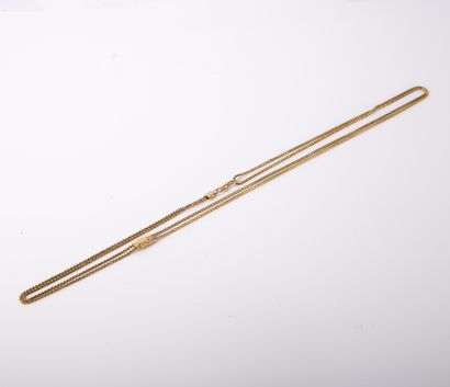 Watch chain in 750°/00 yellow gold to form...