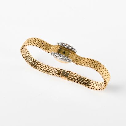 Vintage ladies' watch bracelet in 18K (750k)...