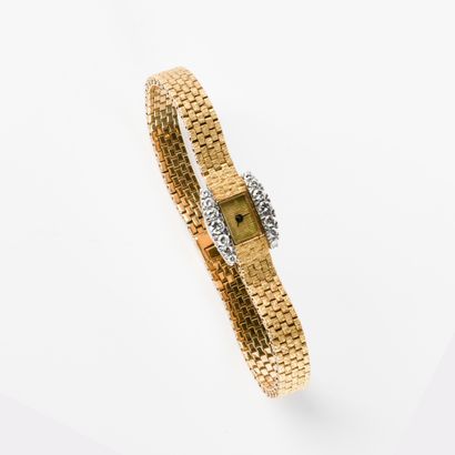 Vintage ladies' watch bracelet in 18K (750k)...