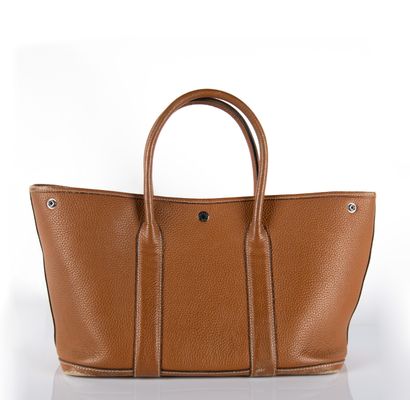 HERMES
Garden Party bag, in gold grained...