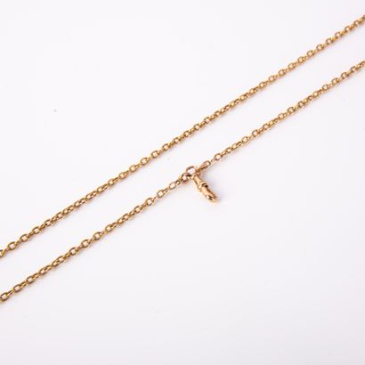Yellow gold watch chain
Chain length: 160...