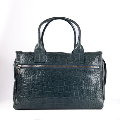 ZILLI
Light blue crocodile travel bag
Silver...