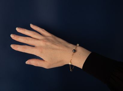 Bracelet in yellow gold (750 thousandths),...