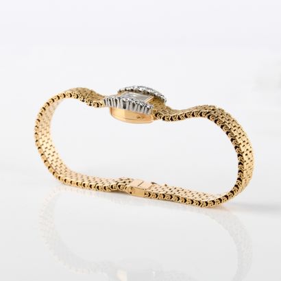 Vintage ladies' watch bracelet in 18K (750k)...