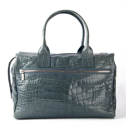 ZILLI
Light blue crocodile travel bag
Silver...