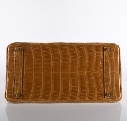 HERMES
Birkin bag 40 in fawn crocodile (Crocodylus...