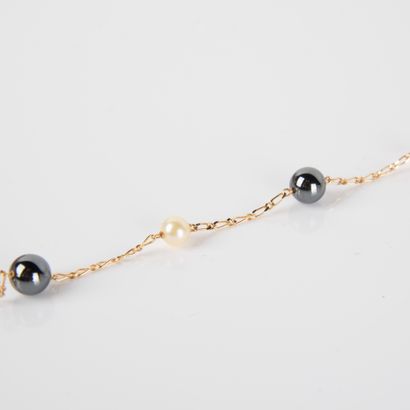 Bracelet in yellow gold (750 thousandths),...