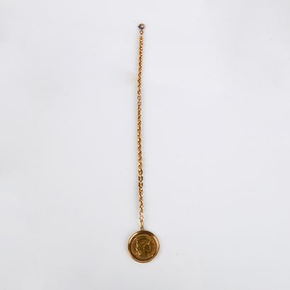 18-carat (750 thousandths) rose gold bracelet...