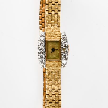 Vintage ladies' watch bracelet in 18K (750k)...