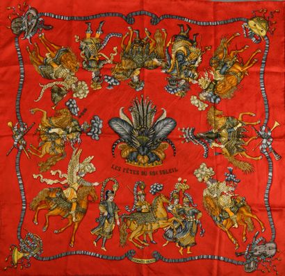 HERMES
Silk twill square, 
