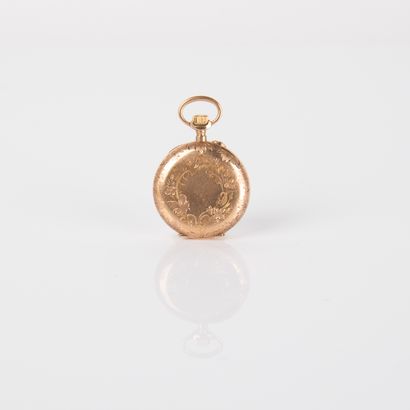 Collar watch in 18-carat yellow gold (750...