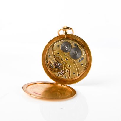 CARTIER
Tuxedo watch in 18-carat (750 thousandths)...