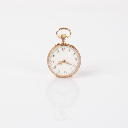 Collar watch in 18-carat yellow gold (750...