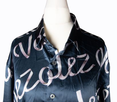 LOUIS VUITTON
Chemise en coton à décor de...