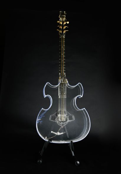 LAPLANE (Luthier) - GUITARE TRANSPARENTE...