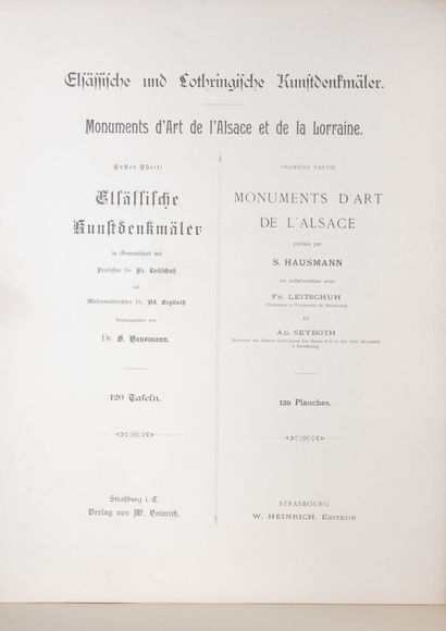 Hausmann (S.)
Elsässische und Lothringische...
