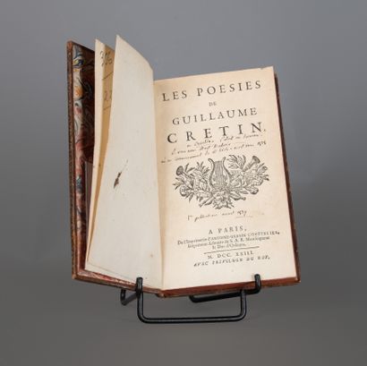 CRETIN (Guillaume). 
Les poésies de Guillaume...