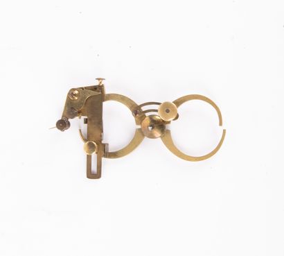 Brass watchmaker's eight 
Late 19th century...