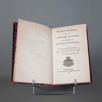 KENTZINGER (Antoine de)
Documents historiques...