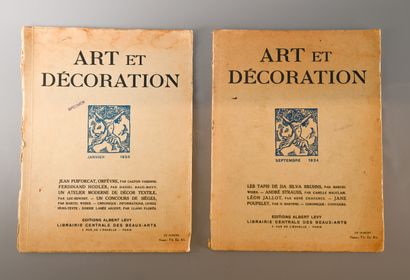 ART AND DECORATION.
September 1924 and January...