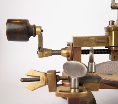 Watchmaker's gear calculator in brass and...