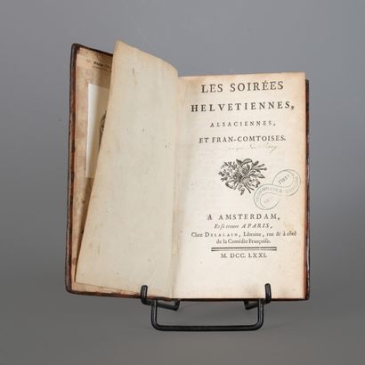 PEZAY (Marquis de)
les soirées helvétiennes,...