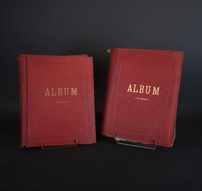 Two albums (36x29) containing approximately...