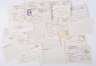 Second World War
Correspondence of 39 postcards...