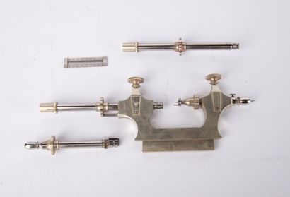 Watchmaker's pivoting lathe in original box...