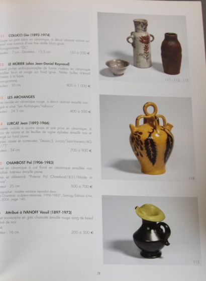 Réunion de catalogues de ventes aux enchères,...