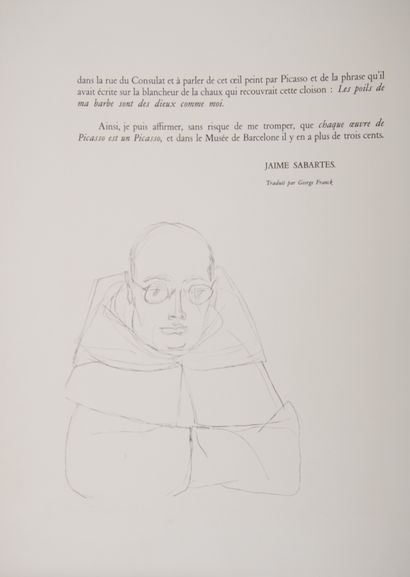 PICASSO (Pablo)
THE BLUES OF BARCELONA. Twelve...