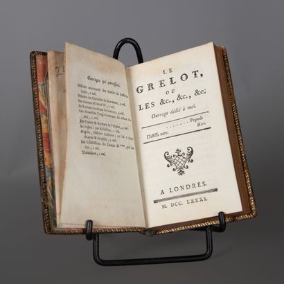 BARRET (P.)
Le grelot, ou les 
London, 1781
One...