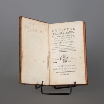 CARACCIOLI (Louis-Antoine, Marquis de)
The...