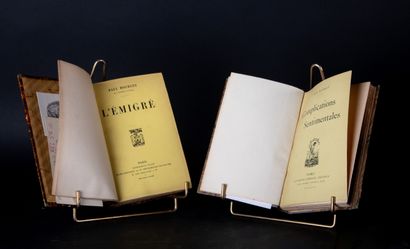 BOURGET (Paul)
Reunion of two works, including:
-...