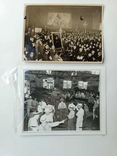 Reunion of two auction-related photographic...