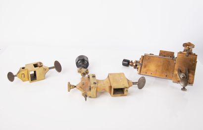 Metal and brass lathe and accessories
20th...