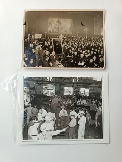 Reunion of two auction-related photographic...
