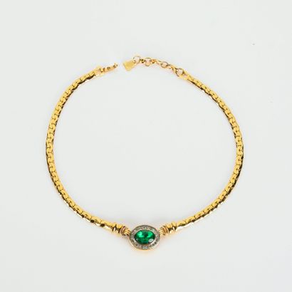 LANVIN
Gold-plated metal necklace adorned...