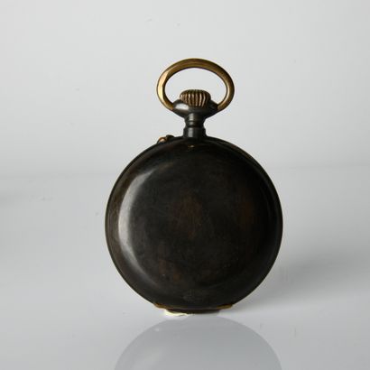 Gousset watch, white case-back, iron track
Roman...