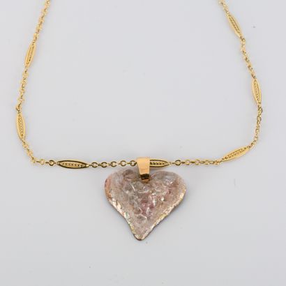 18-carat yellow gold pendant and chain
gold...