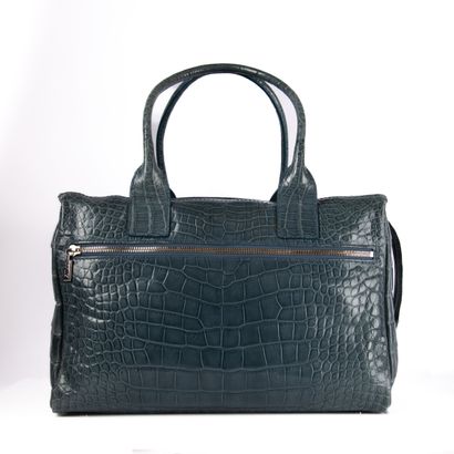 ZILLI
Light blue crocodile travel bag
Silver...
