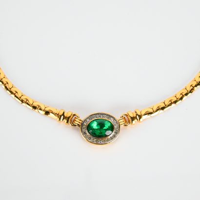 LANVIN
Gold-plated metal necklace adorned...