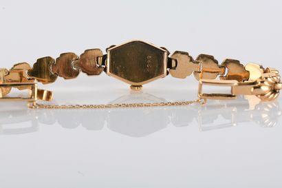 Ladies' watch bracelet in 18-carat yellow...