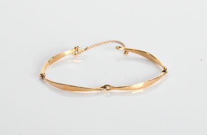 Articulated bracelet in 18-carat yellow gold
(750...