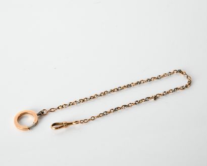 Watch chain in 18-carat yellow and white...