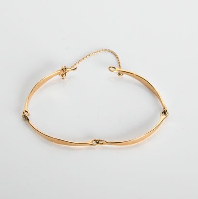 Articulated bracelet in 18-carat yellow gold
(750...