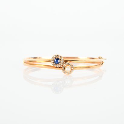 Bracelet in 18-carat yellow gold (750
thousandths)...